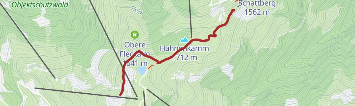 Route map: 2006 | Zum Fleckalmtrail